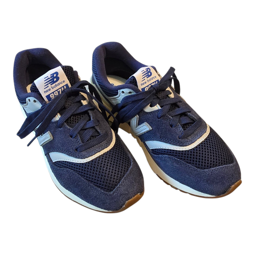 New Balance Sneakers 997H Mens Size 4.5 Medium Blue/White Athletic Casual - Picture 1 of 16